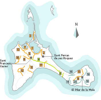 Circuitos Verdes de Formentera