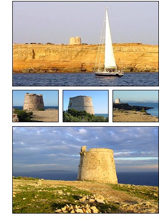 Les torres de defensa de Formentera