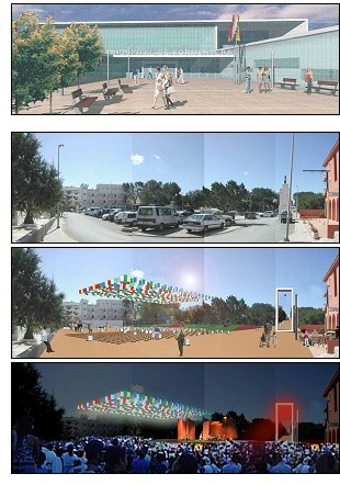 Anteproyectos de la plaza de Es Pujols y del hospital de Formentera