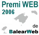 Gran xito de participacin en el Premi Web 2006